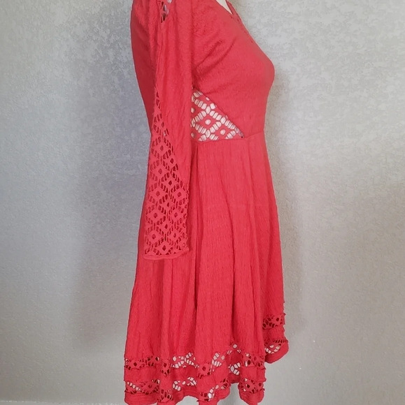Free People eyelet sleeve dresd - Picture 6 of 7